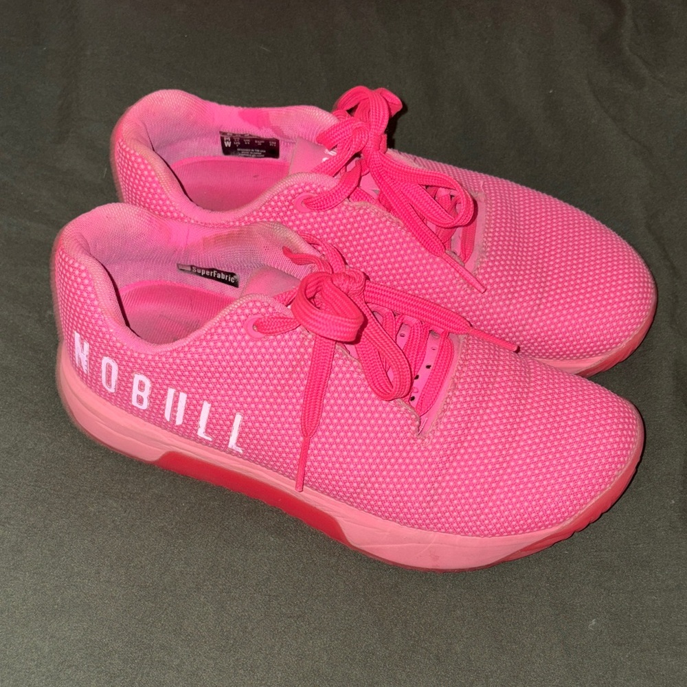 NOBULL Women's Bright Pink Athletic Shoes